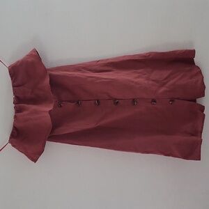 Olivaceous Off Shoulder Ruffle Dress